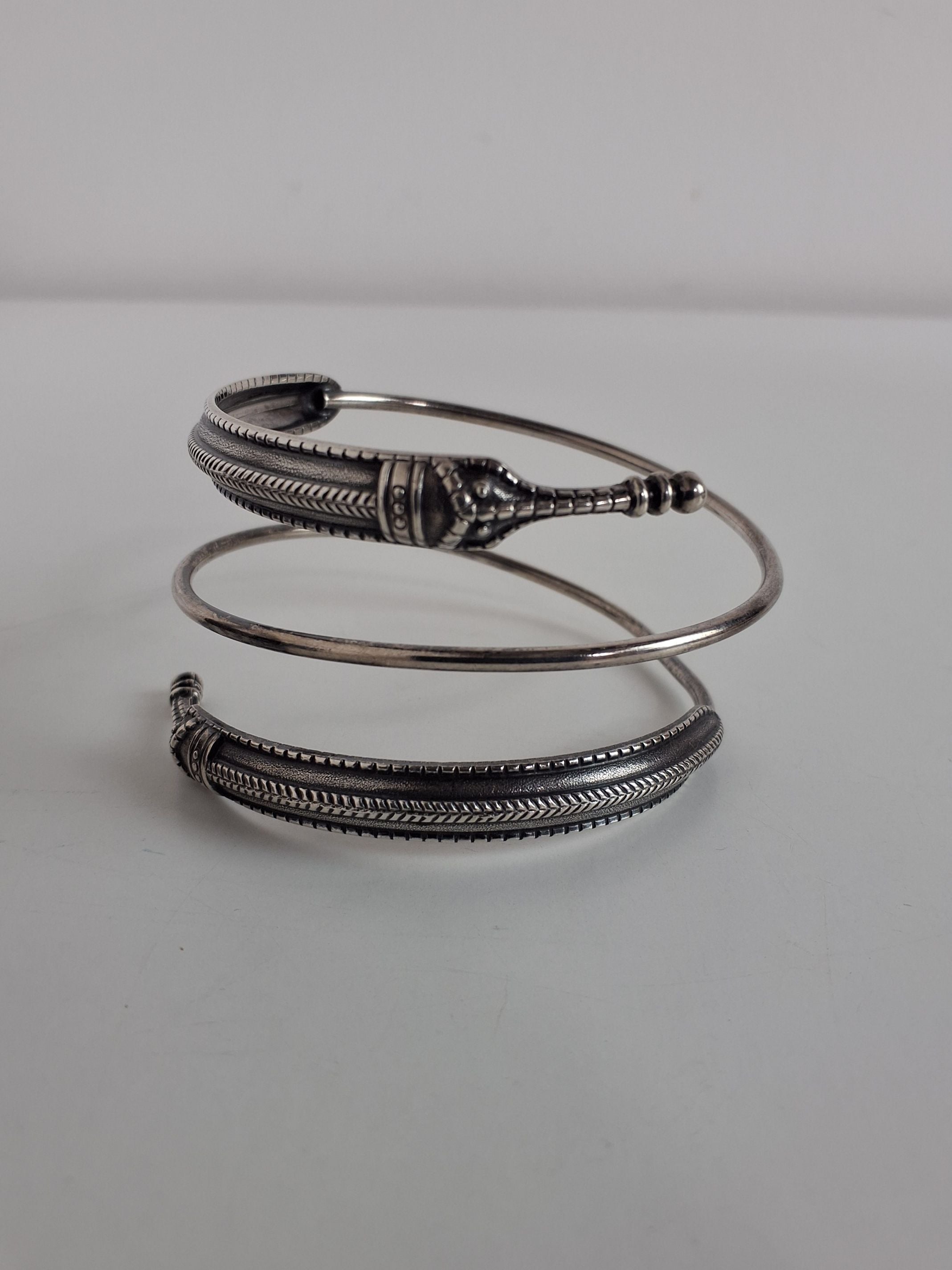 Sølv armbånd Drage