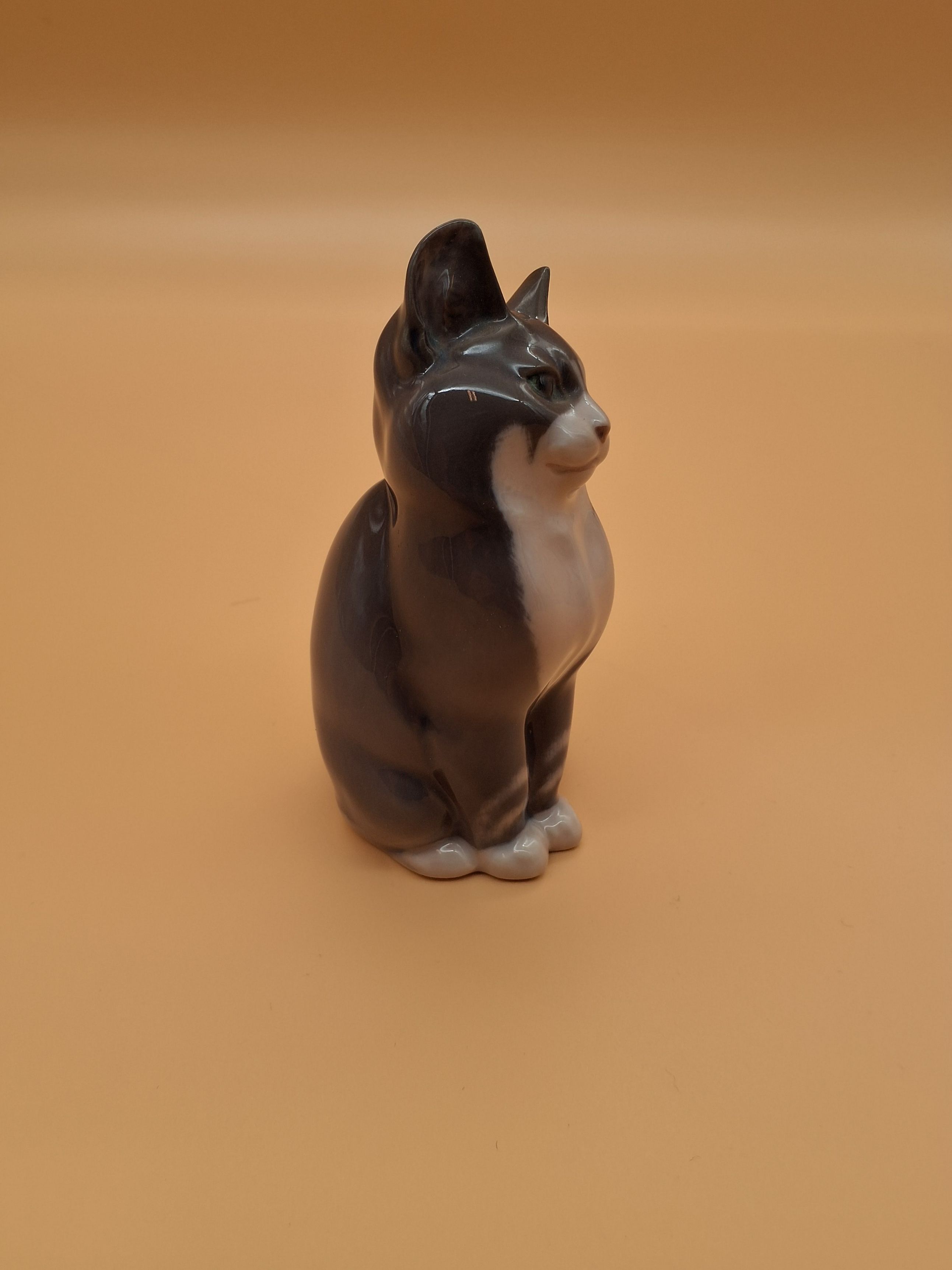 Kat i porcelæn