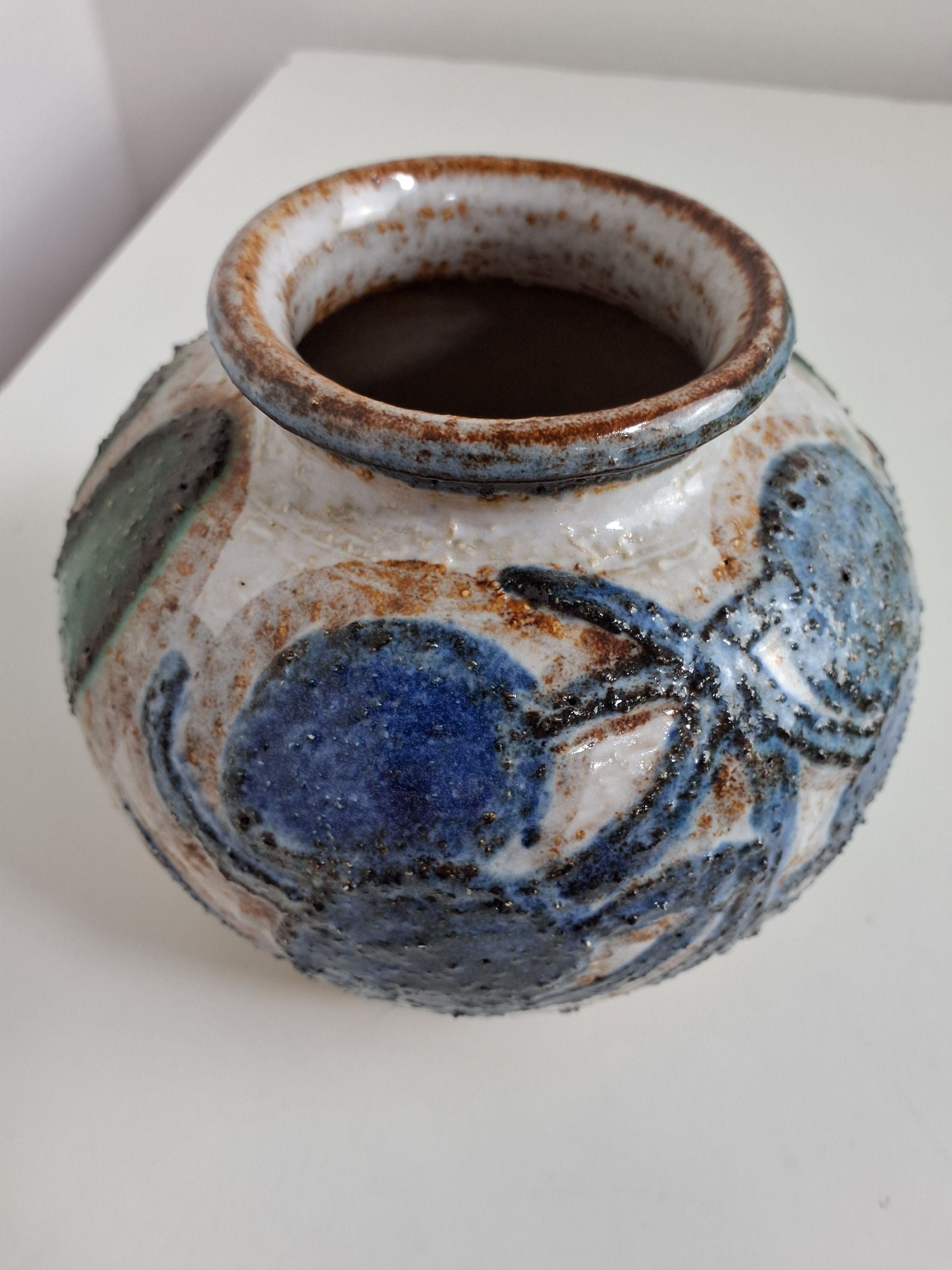 Søholm vase blå-grøn
