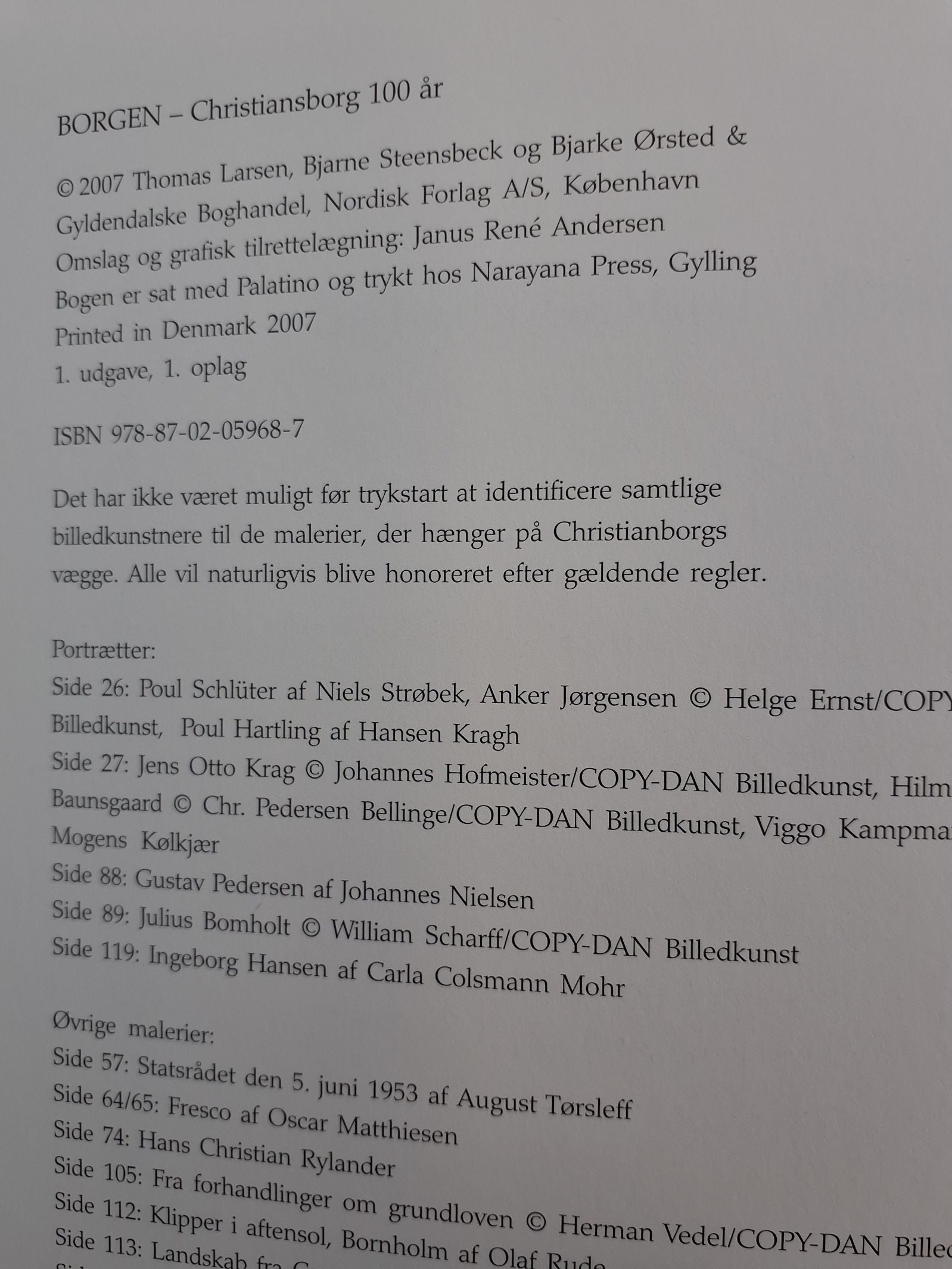 Borgen Christiansborg 100 år
