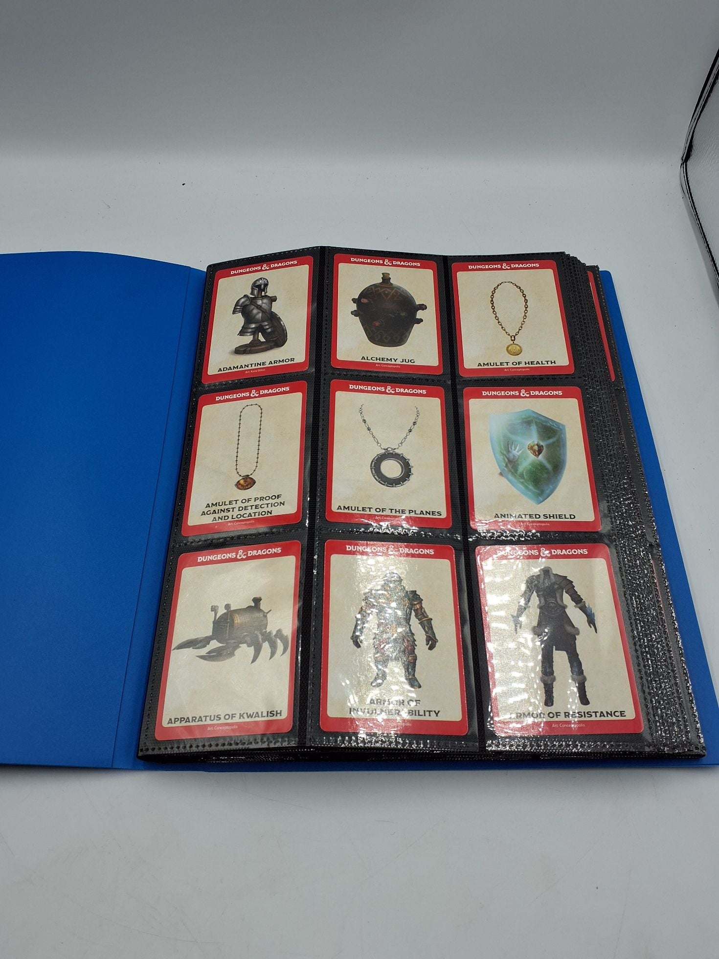 D & D Magic Item cards