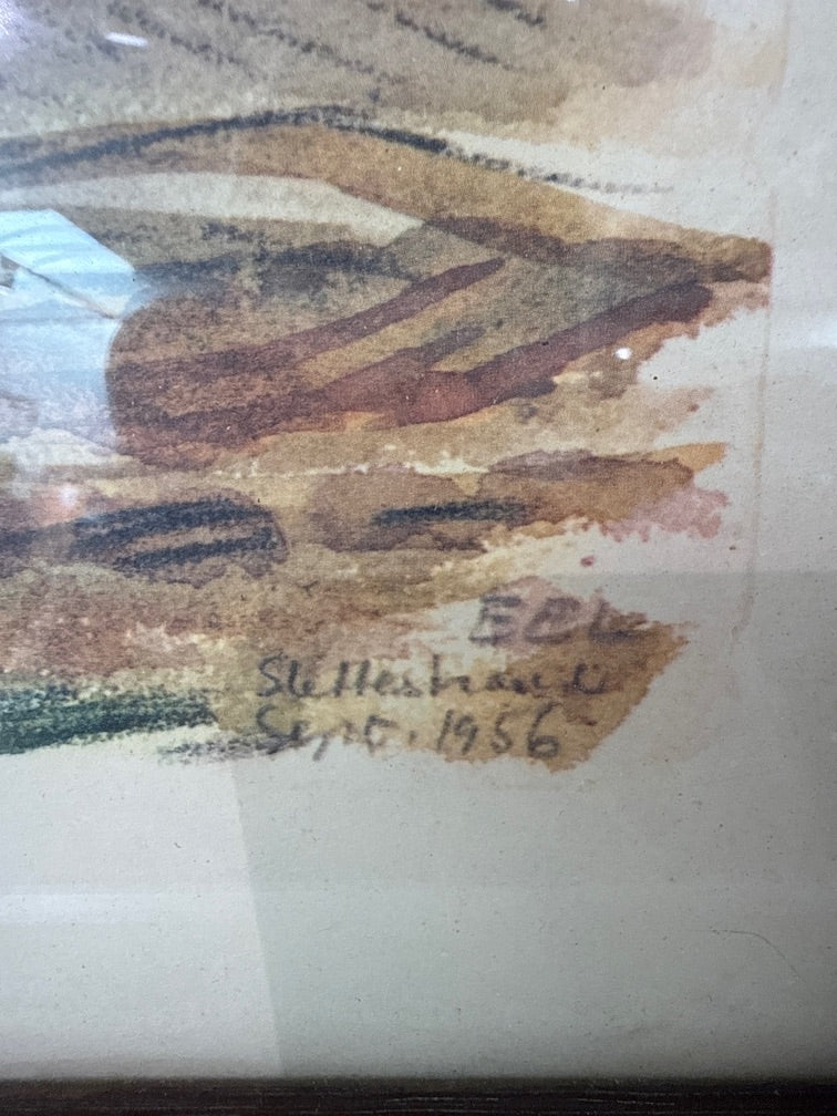 Maleri "EEL 1956"
