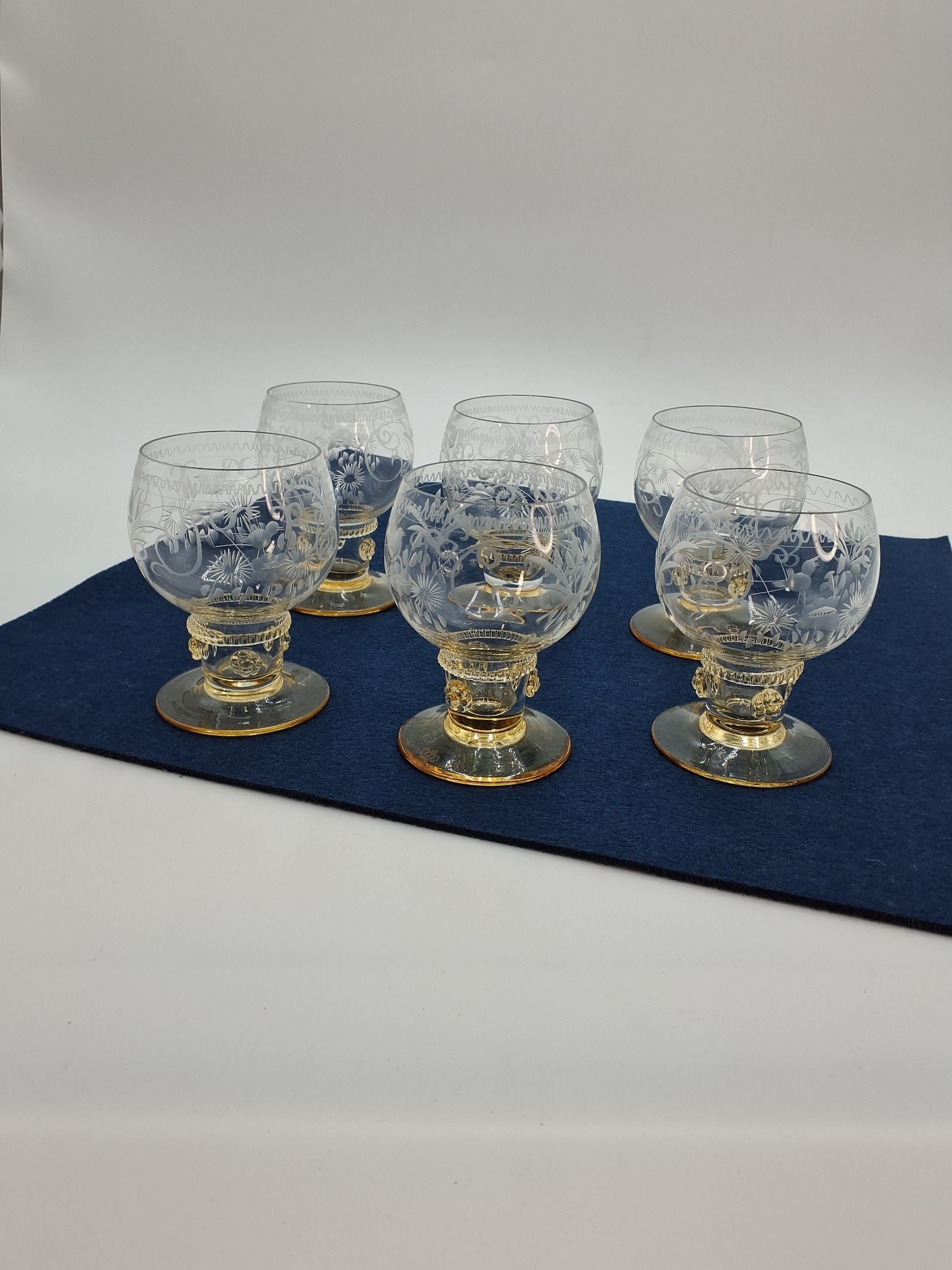 6 x Theresienthal glas