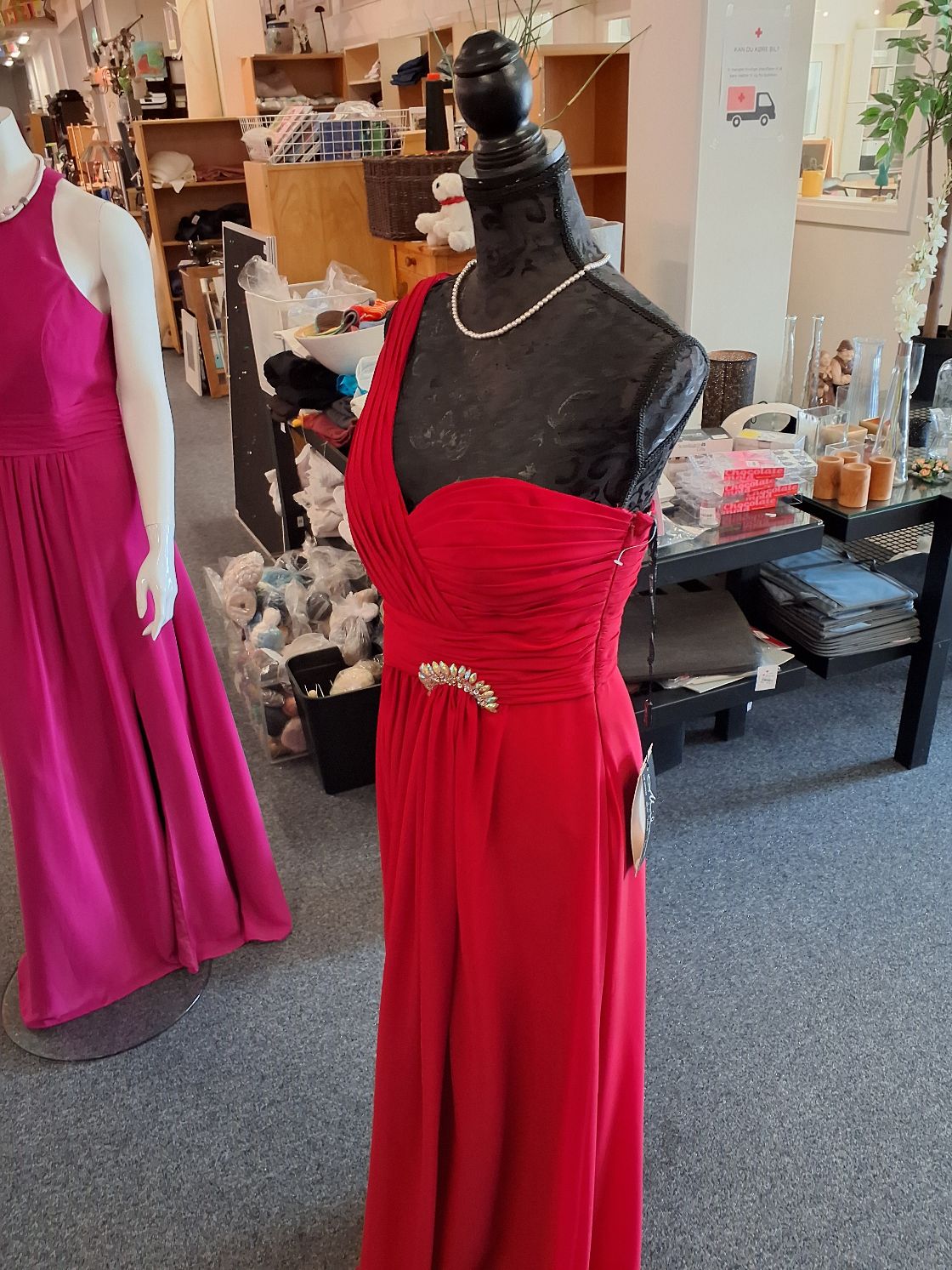 Milano Formals Elegant Rød Aftenrobe