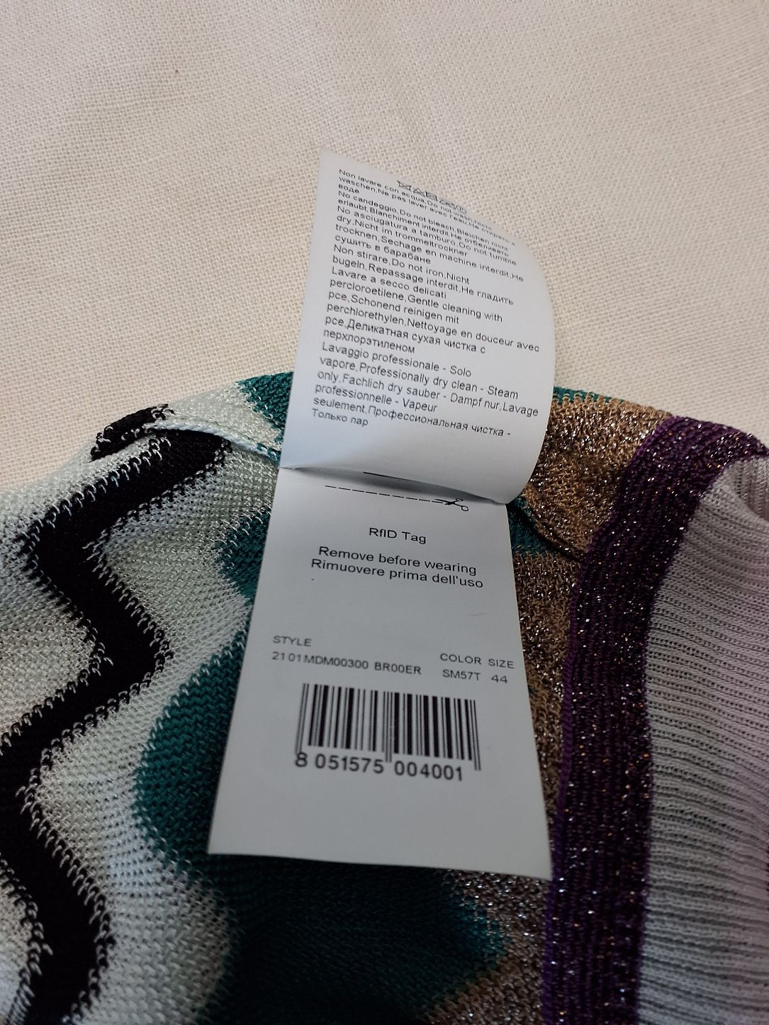 Missoni Cardigan korte ærmer