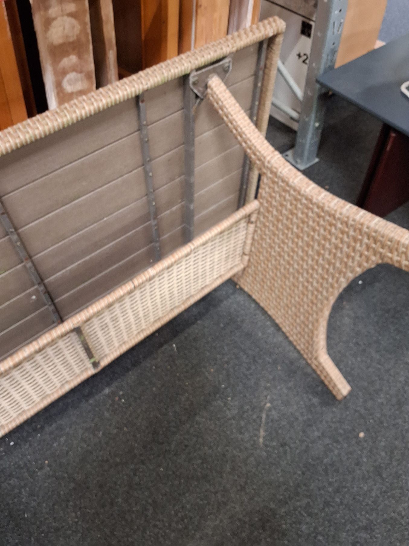 Havebord i rattan