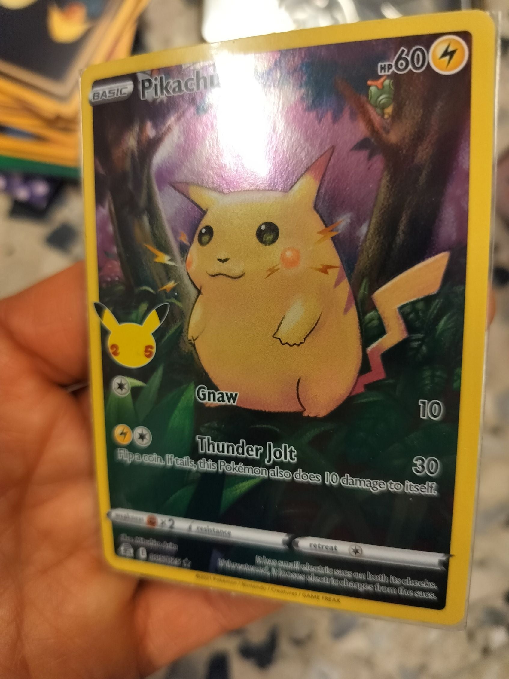 Pikachu Pokémon TCG kort