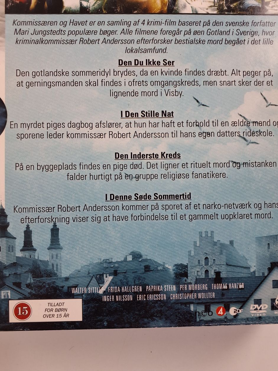 Dvd box Kommissæren og Havet