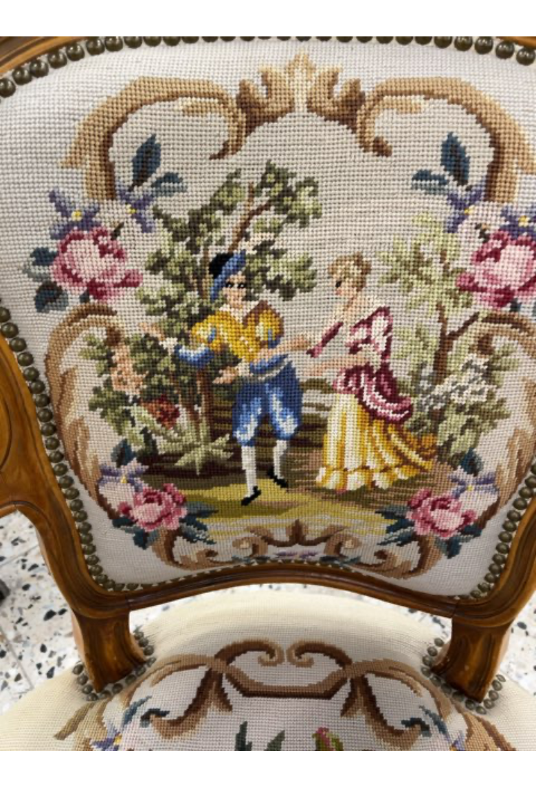 Armstol i Louis XV stil