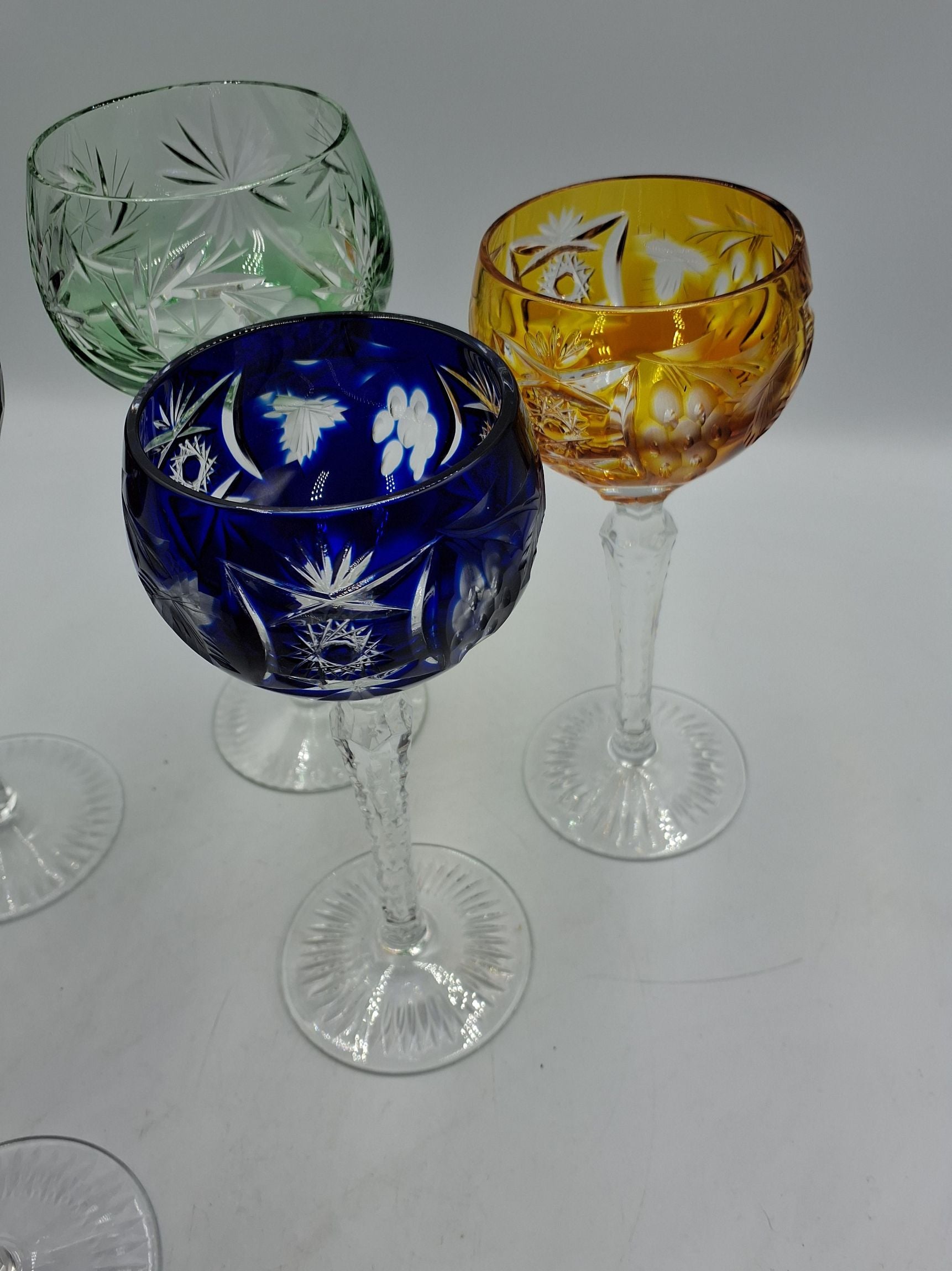 Böhmisk vin glas