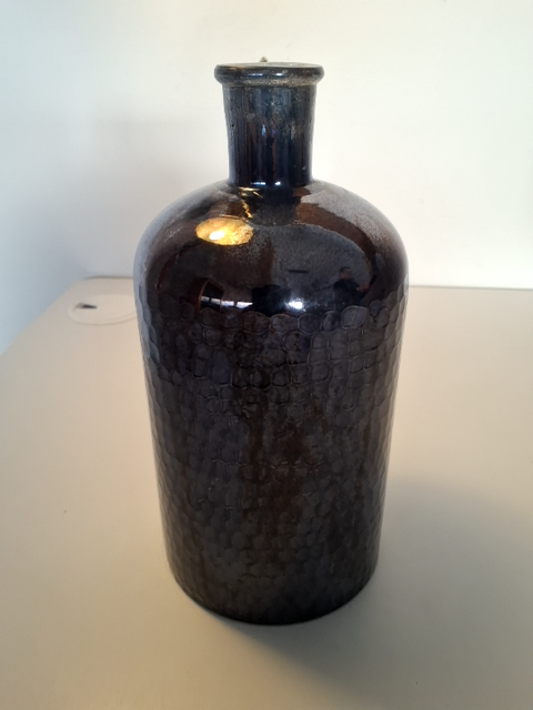 Glas dekorativ flaske