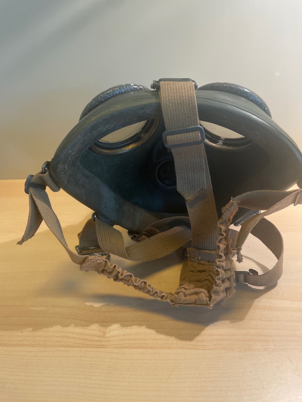 Tysk gasmaske fra 2. Verdenskrig