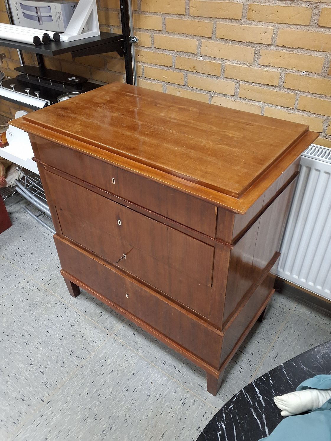 Vintage kommode lakeret træ