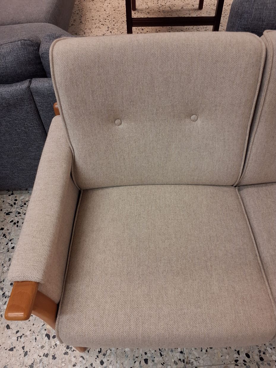 3 personers sofa beige