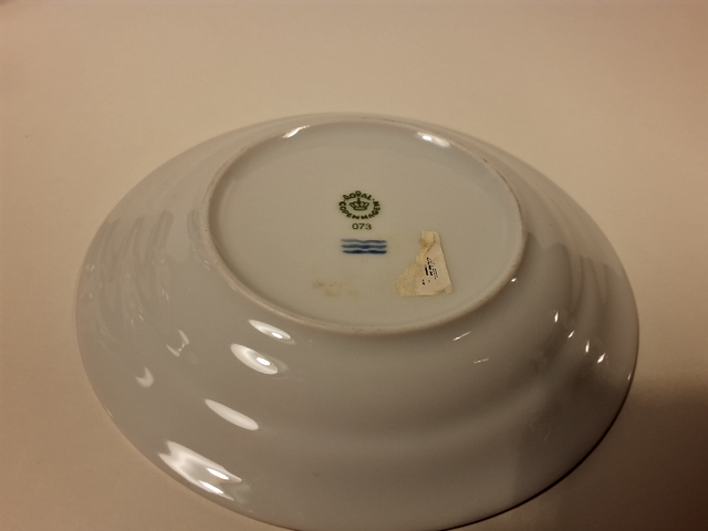 Royal Copenhagen Kaffekop med underkop Liselund serien