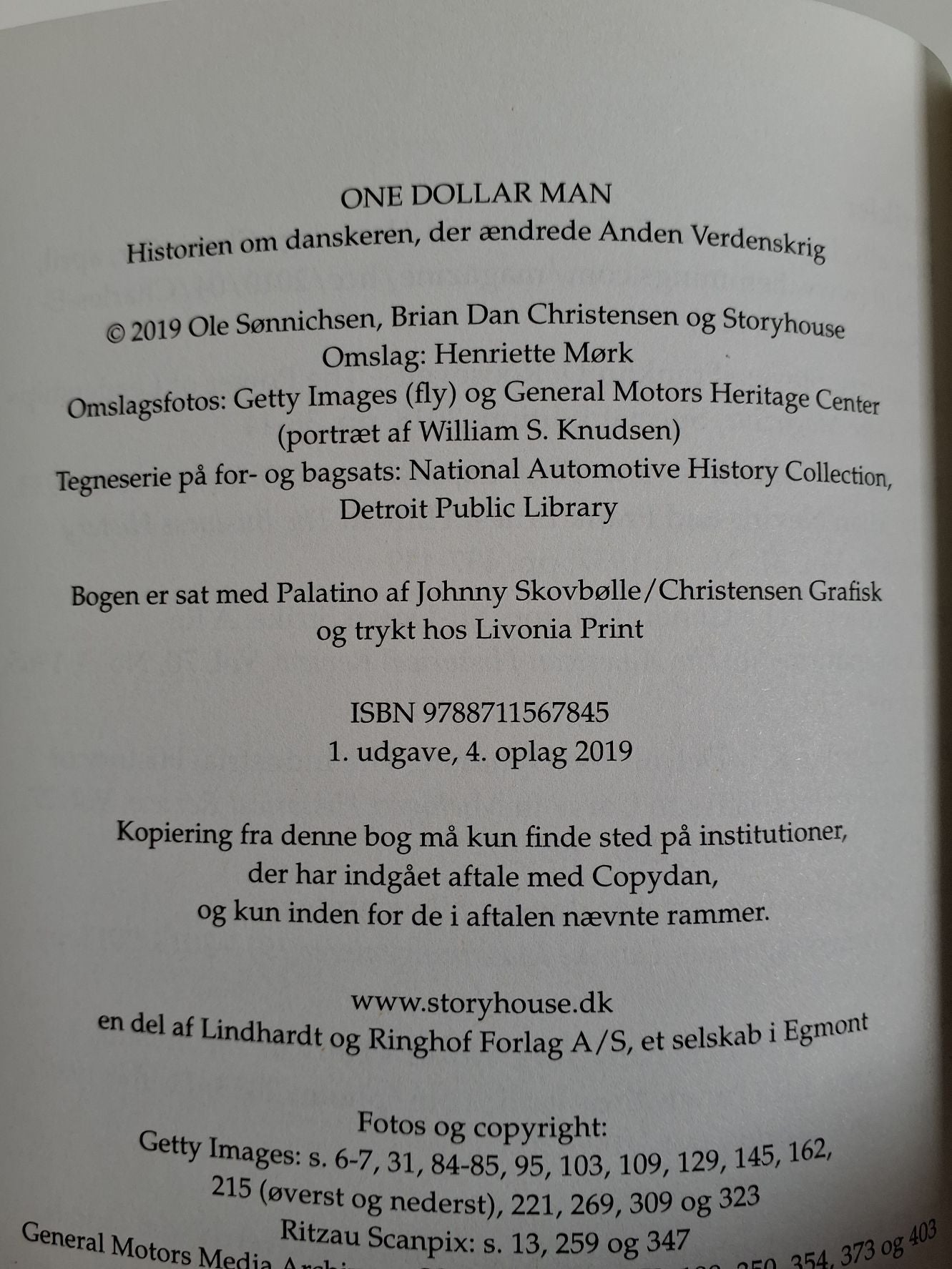 One Dollar Man, Ole Sønnichsen