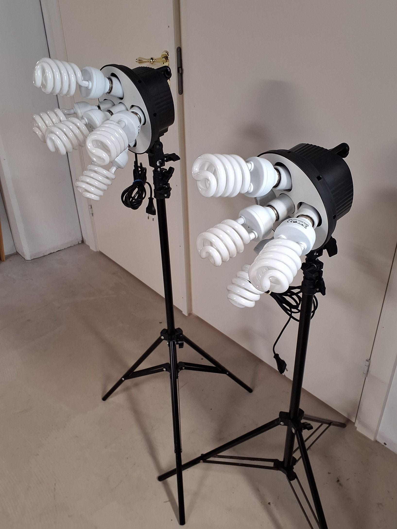 Studie lampe incl. 9 lyskilder