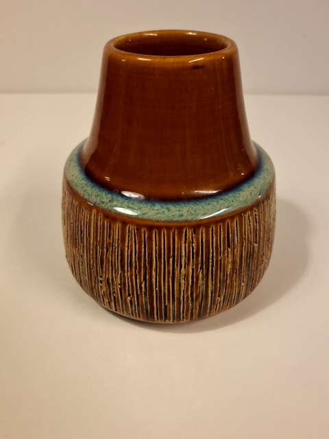 Vintage Søholm Lille vase samt lysholder