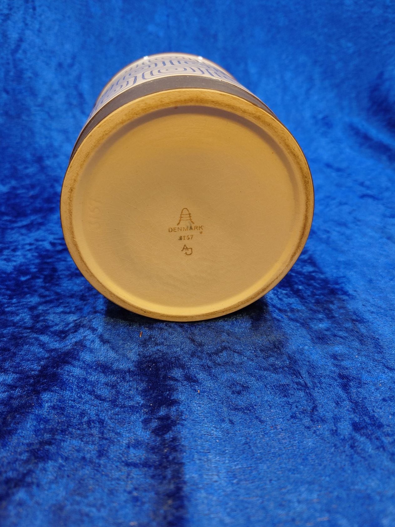 Aluminia tobaksdåse