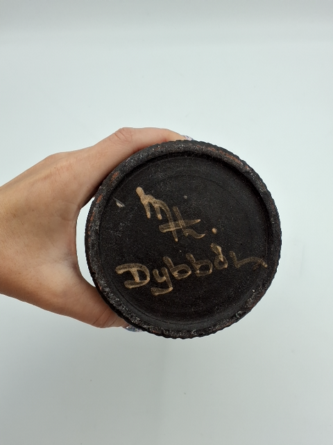 Dybbøl, keramikvase, signeret m. Thorsbro