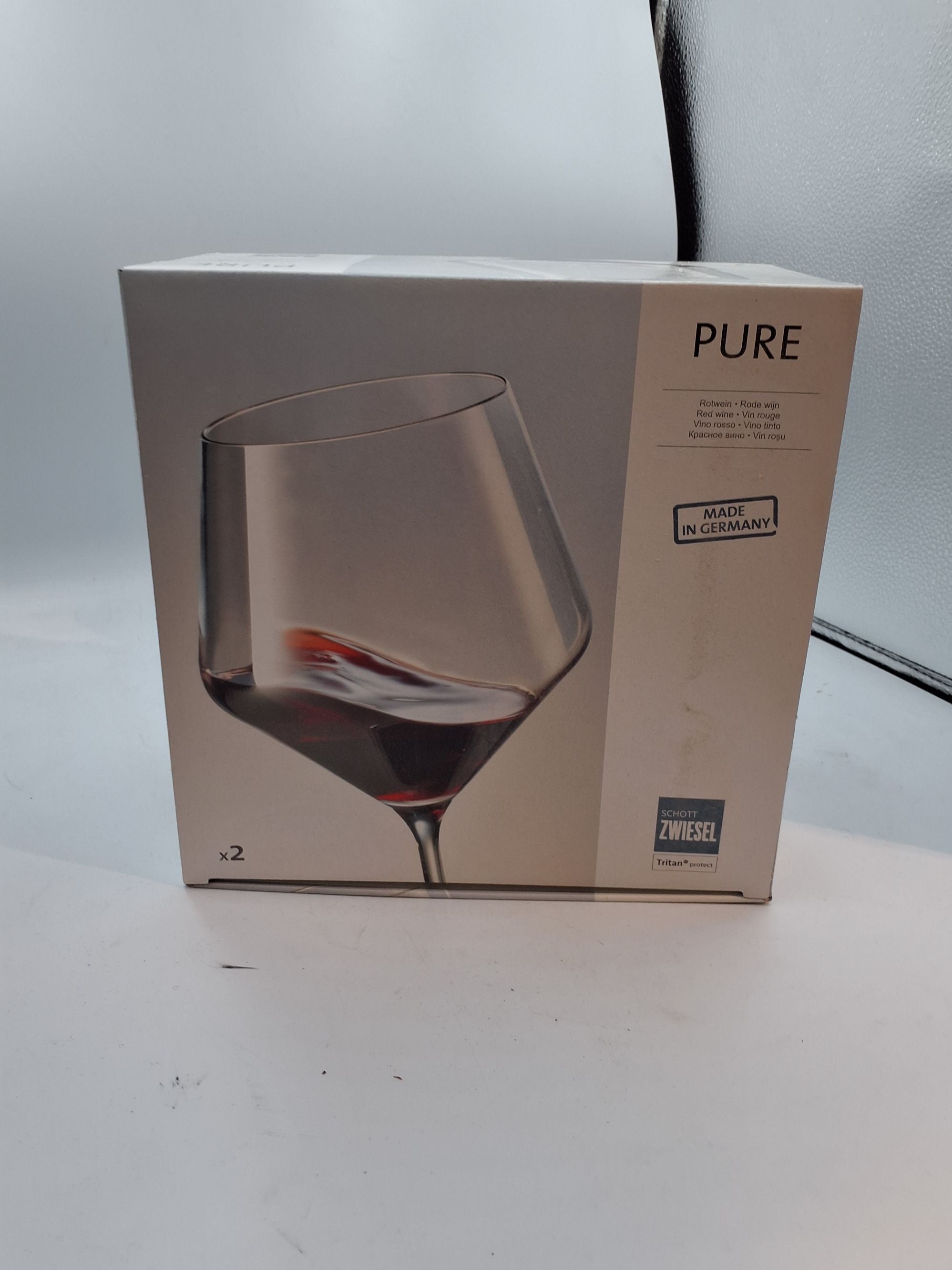 1 kasse Rødvin glas