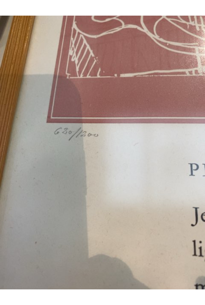 Dan sterup Hansen litografi