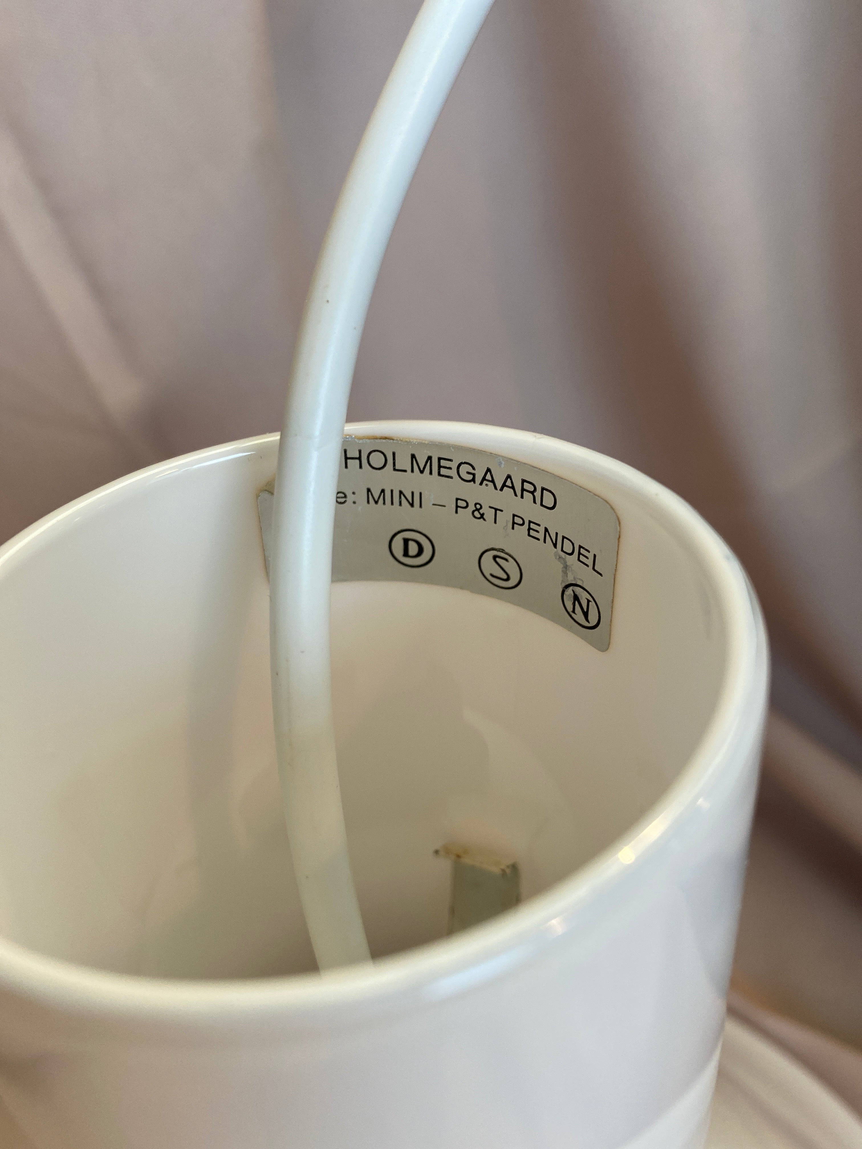 Holmegaard mini P&T pendel