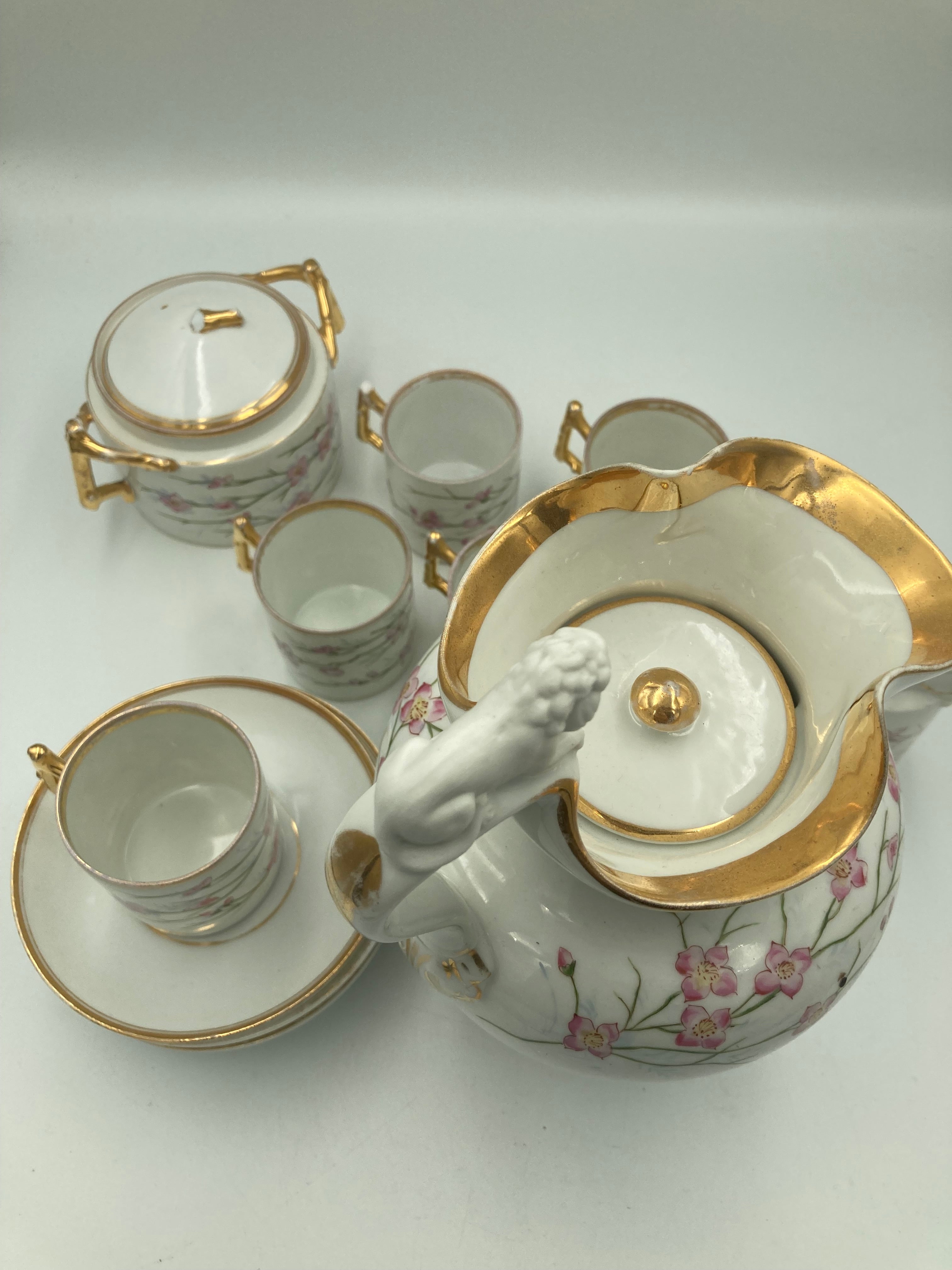 B&G antikt kaffestel (1855-1900)