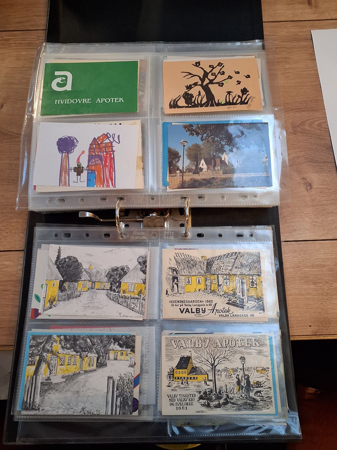 Samling af receptkuverter