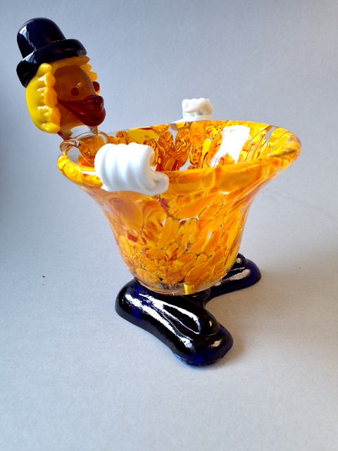 Murano glas, klovneskål