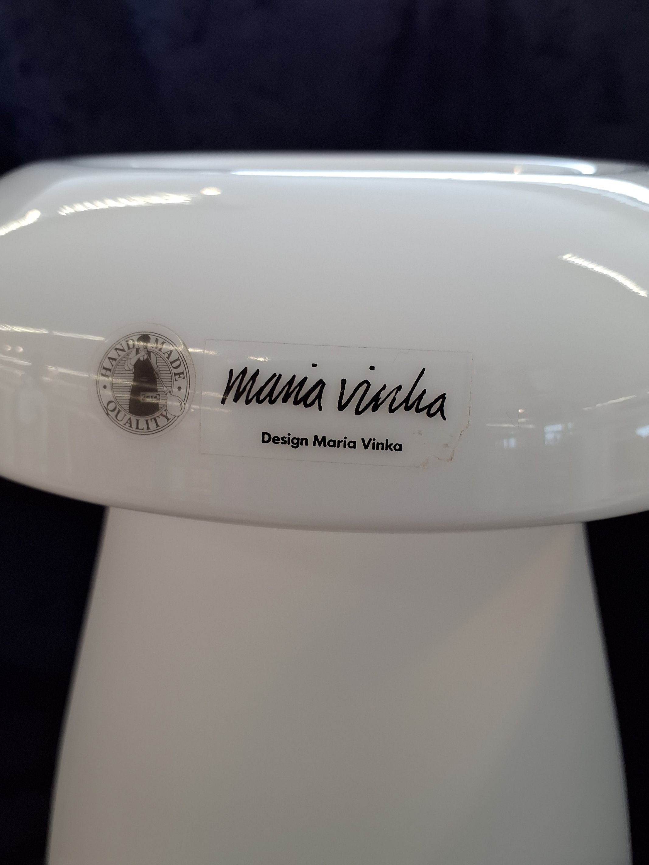 Maria Vinka vintage glasvase