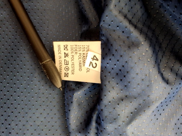 Jensen Coat uld/Kasmir frakke