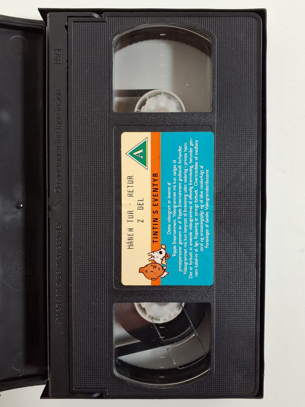 VHS Tintin del 2 Månen tur-retur