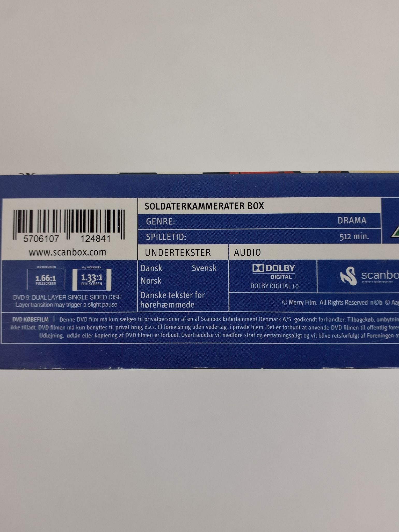 Dvd box Soldaterkammerater