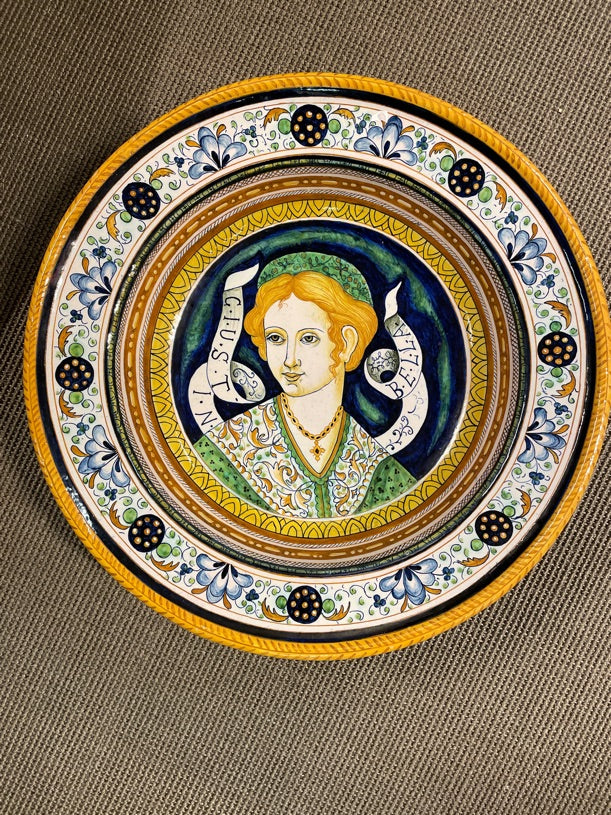 Majolica skål/fad