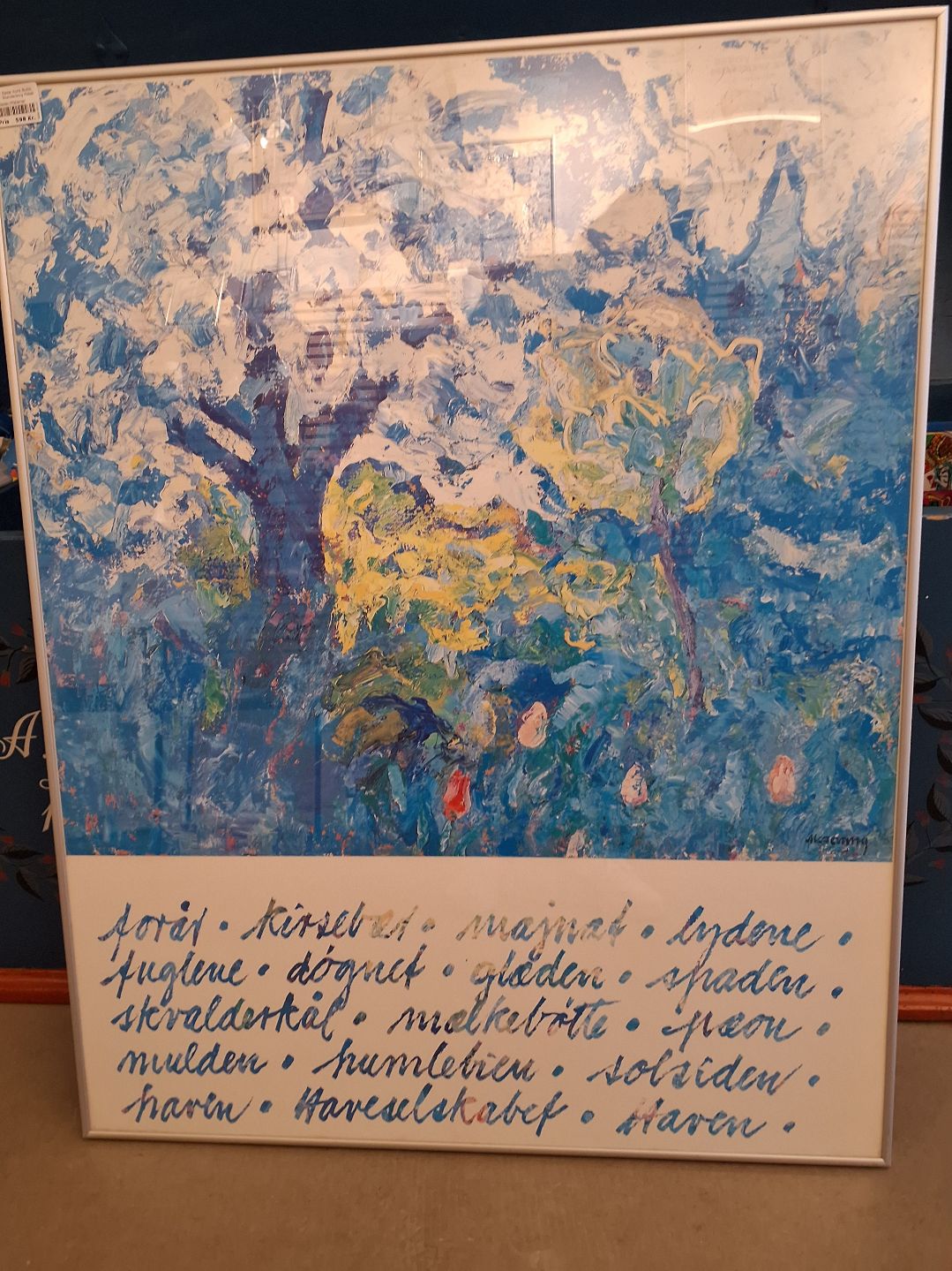 Indrammet plakat