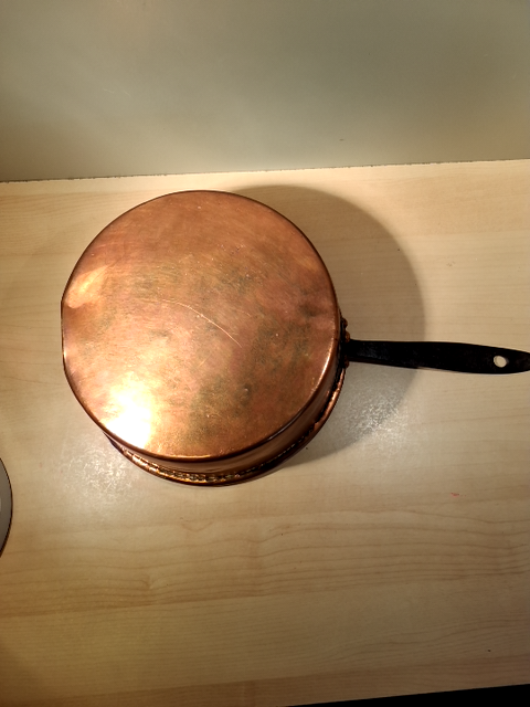 Gammel  kobber gryde