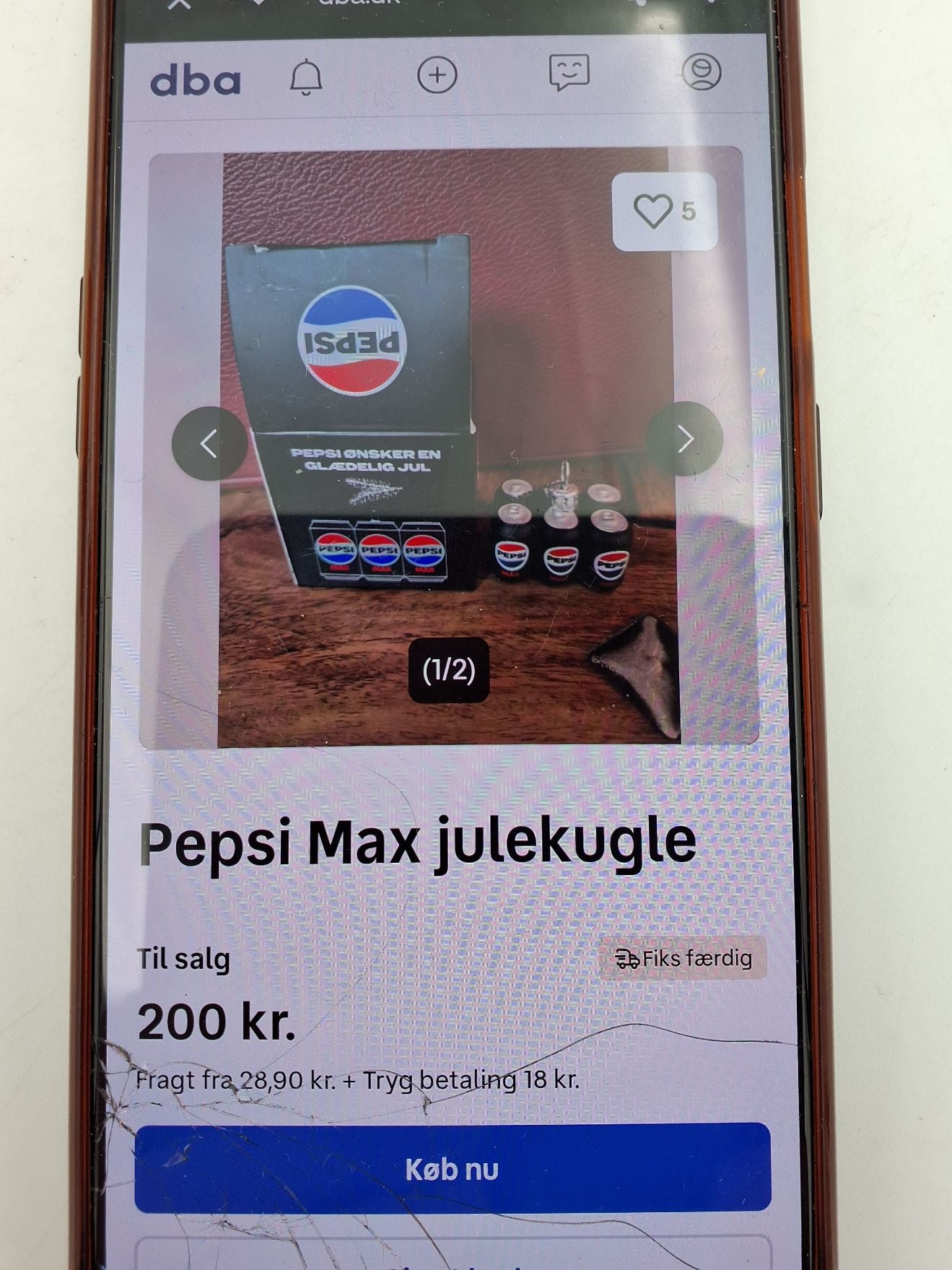 Pepsi max julekugle
