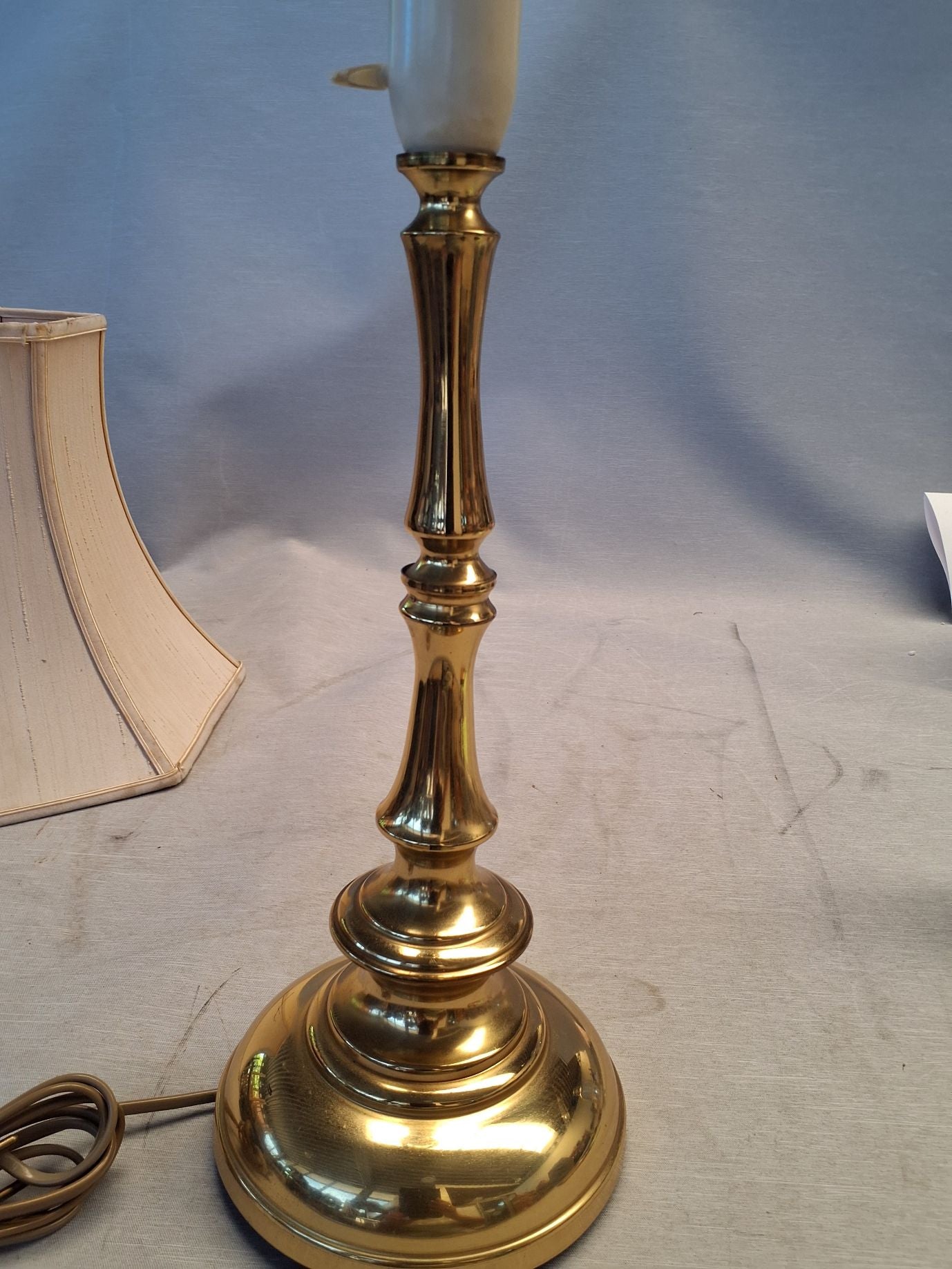 Messinglampe