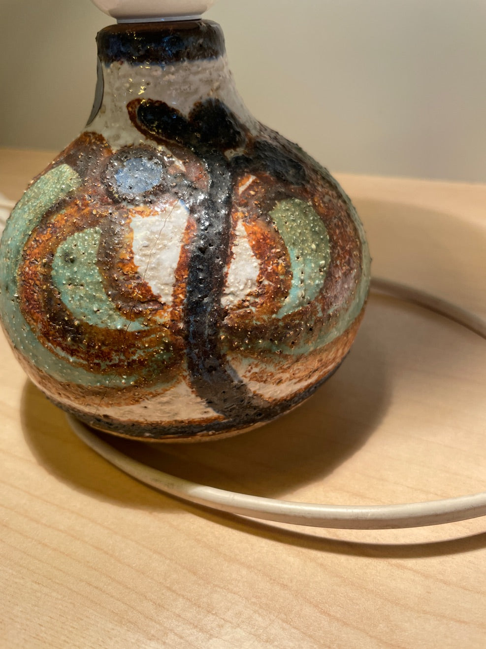 Søholm keramik bordlampe
