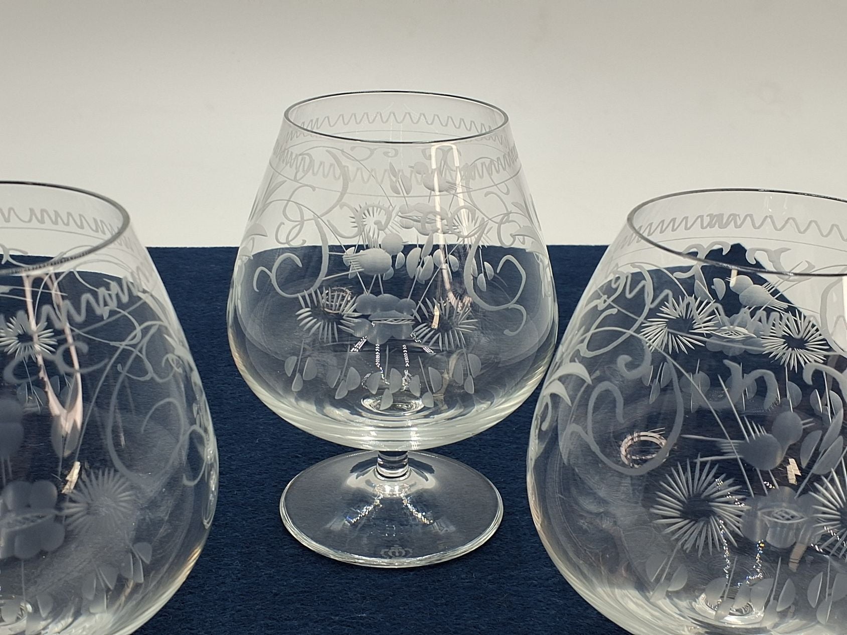 3 x Bird & Flower cognac