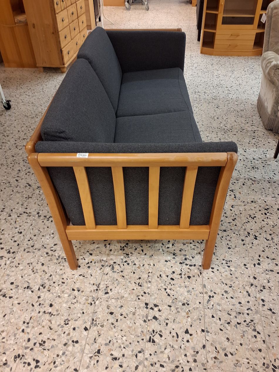 3 personers sofa grå
