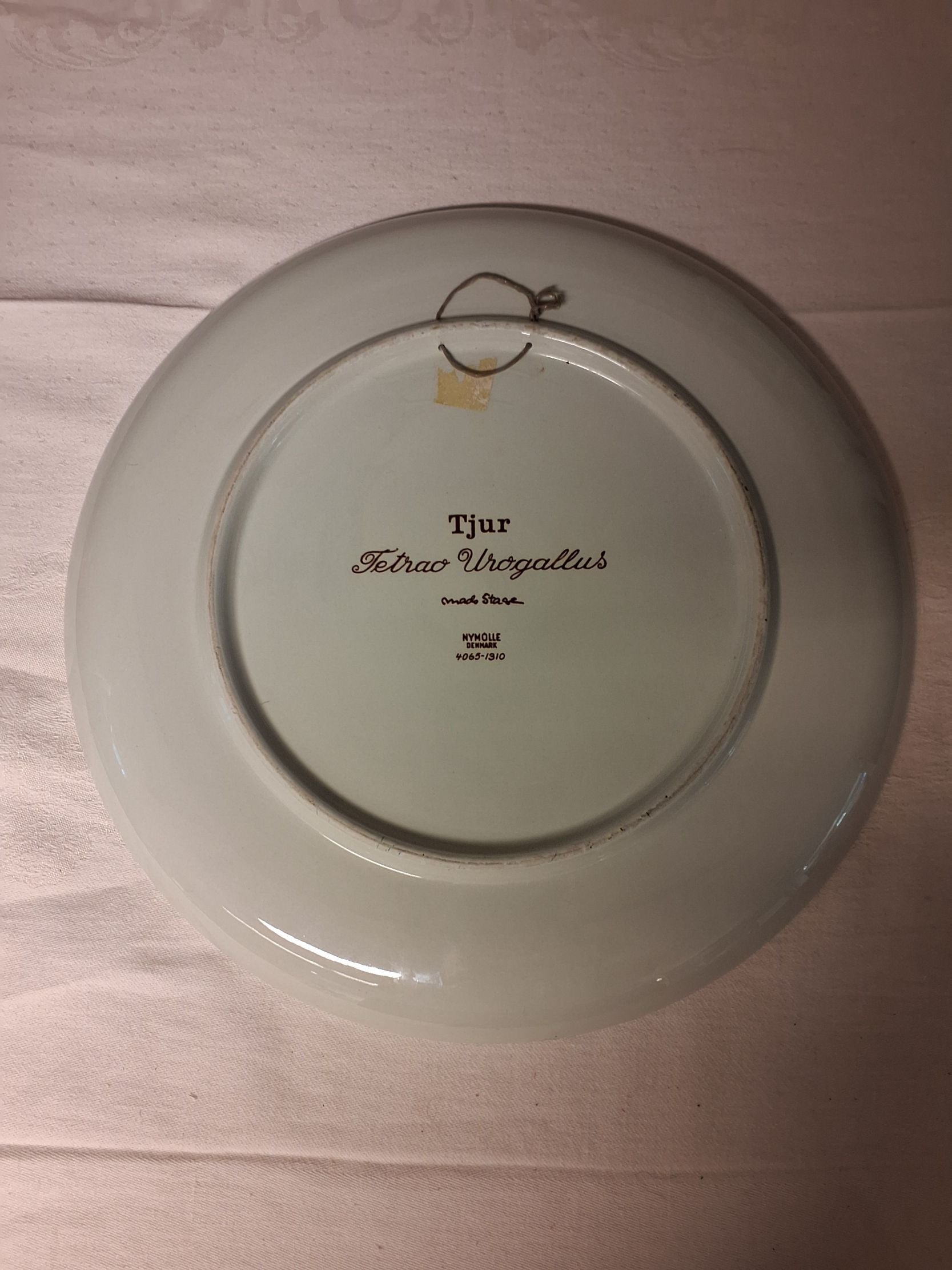 Rund keramisk tallerken
