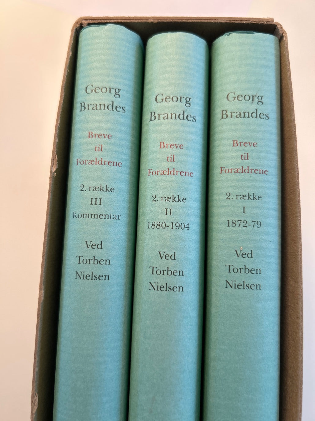 Georg Brandes - breve til forældrene 1872-1904