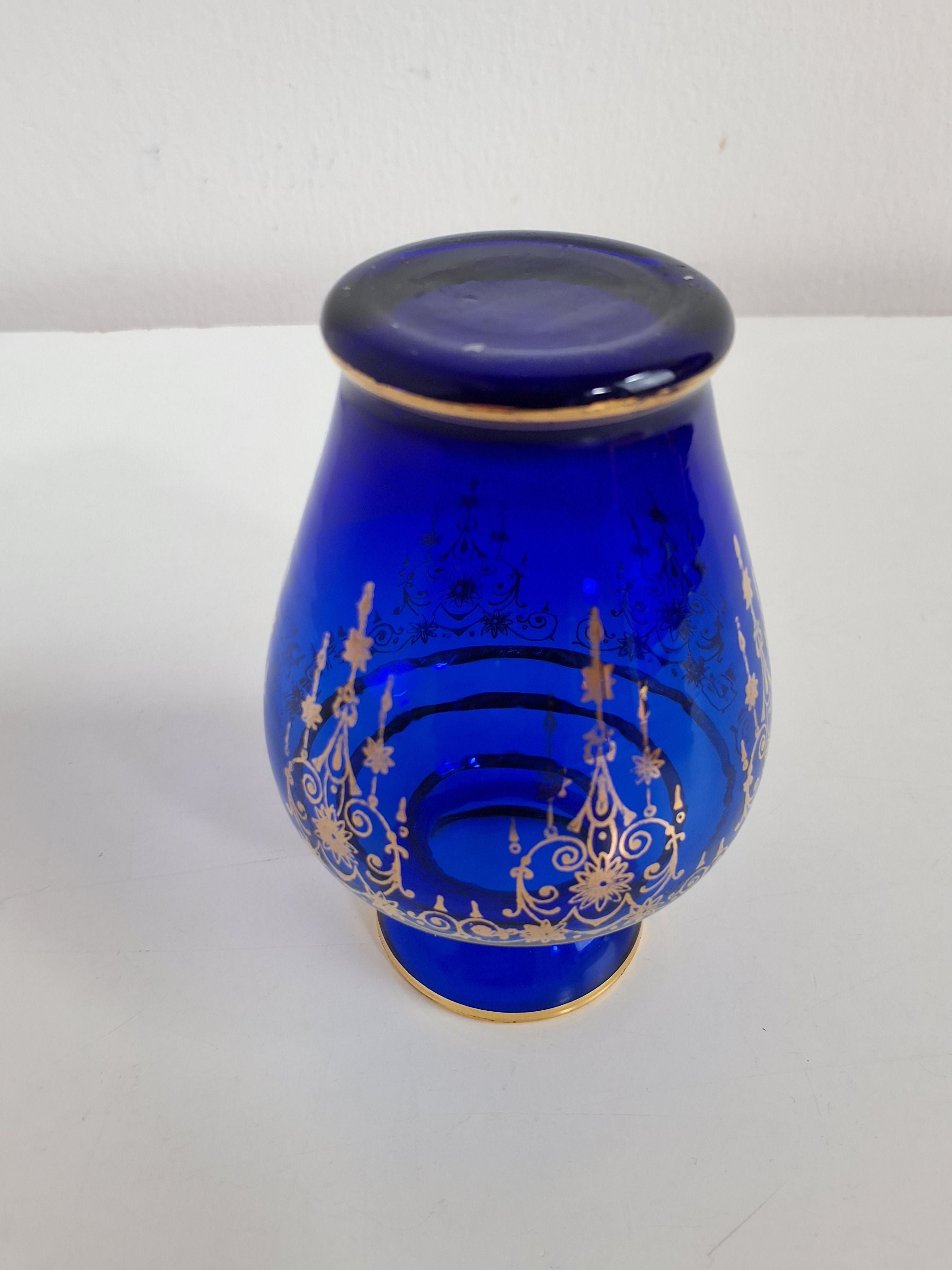 Kobolt blå vase