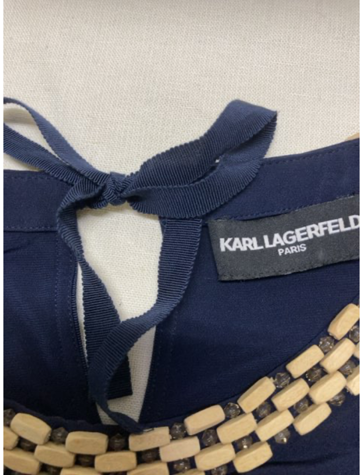 Karl Lagerfeld Top mørkeblå