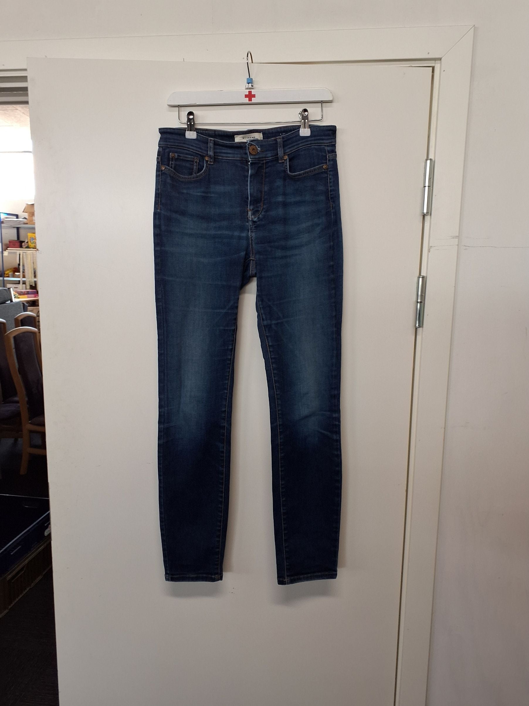 Weekend Max Mara blå jeans.