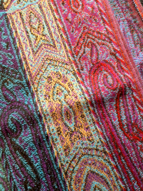 Silke/pashmina tørklæde