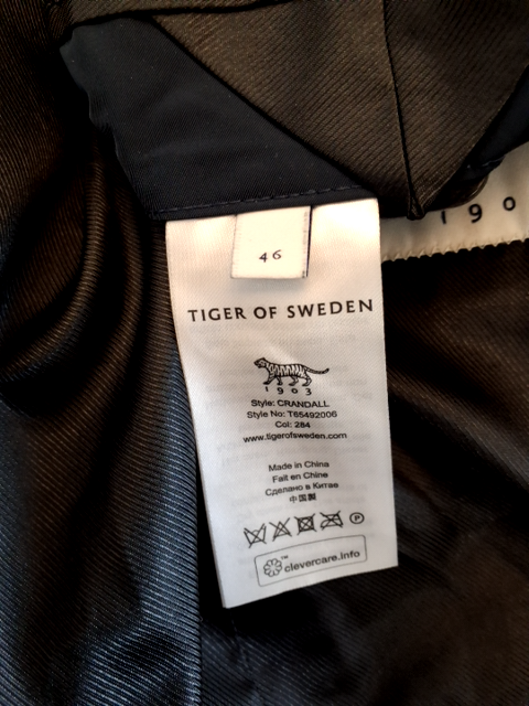 Tiger of Sweden frakke