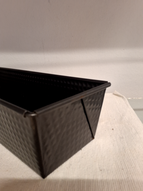 Sort bageform